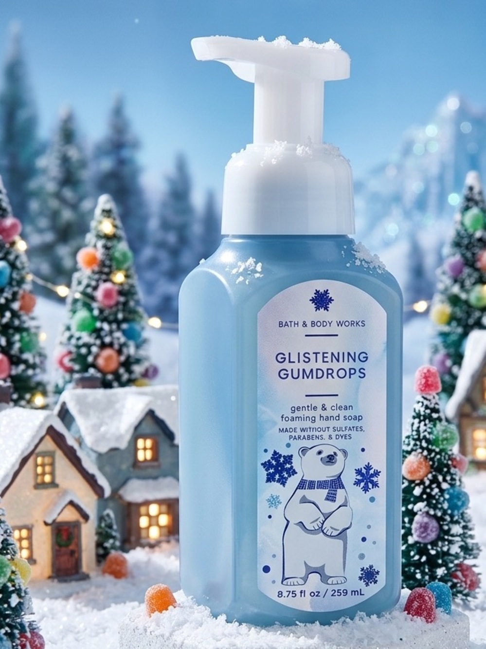 Bath & Body Works Glistening Gumdrops Foaming Hand Soap 🧼